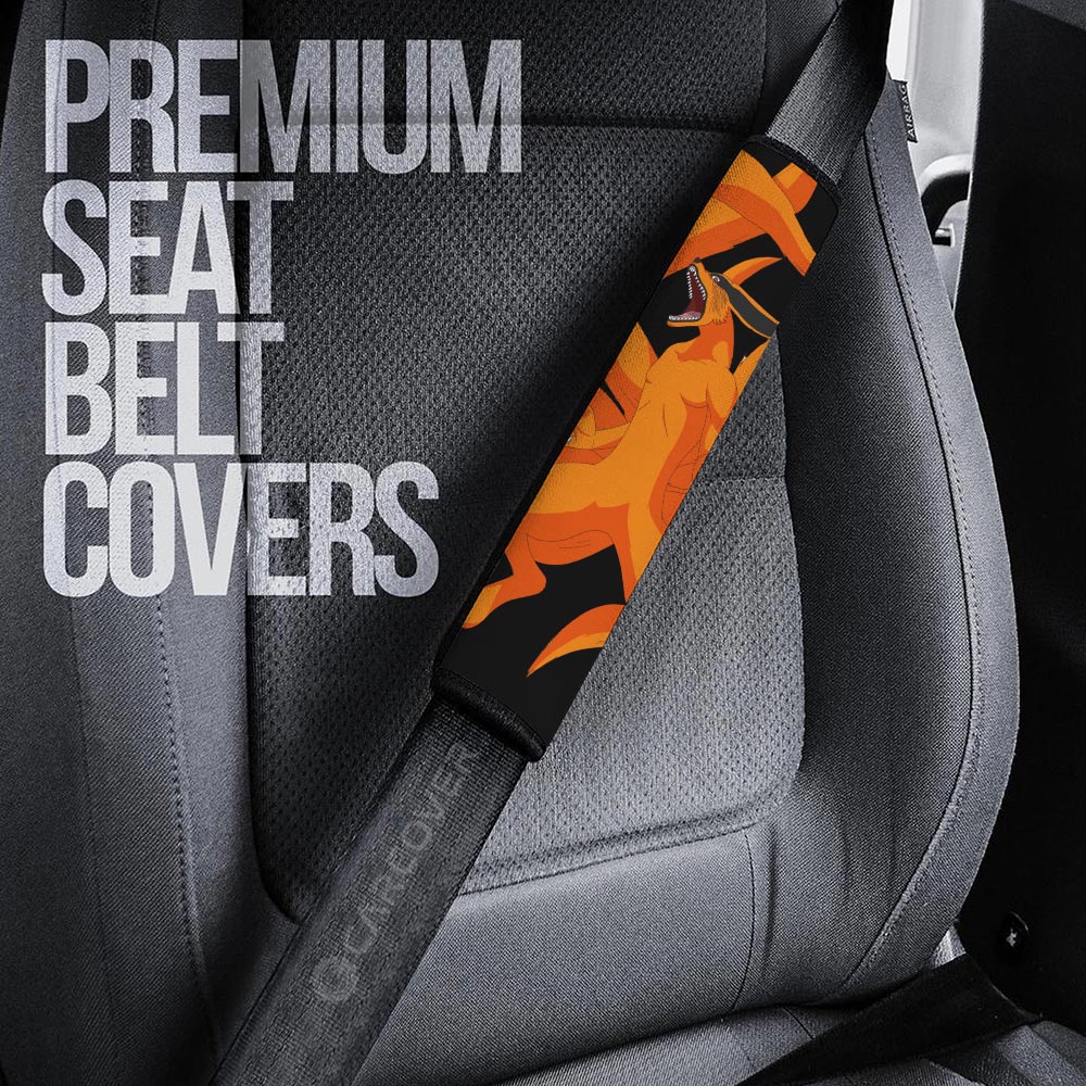 Kurama Seat Belt Covers Custom For Anime Fans - Gearcarcover - 3