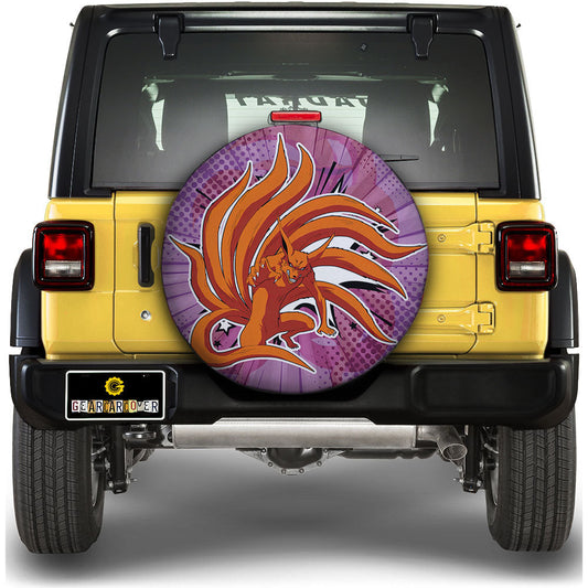 Kurama Spare Tire Covers Custom Anime Car Accessories - Gearcarcover - 1