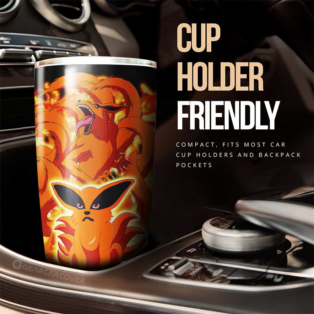 Kurama Tumbler Cup Custom Anime Car Accessories - Gearcarcover - 2