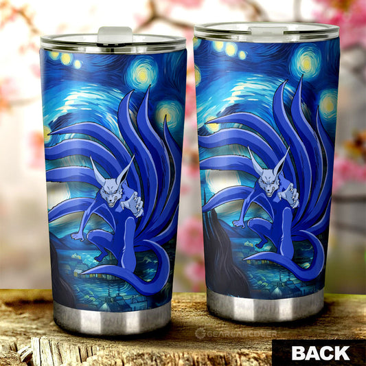 Kurama Tumbler Cup Custom Starry Night Styles - Gearcarcover - 2