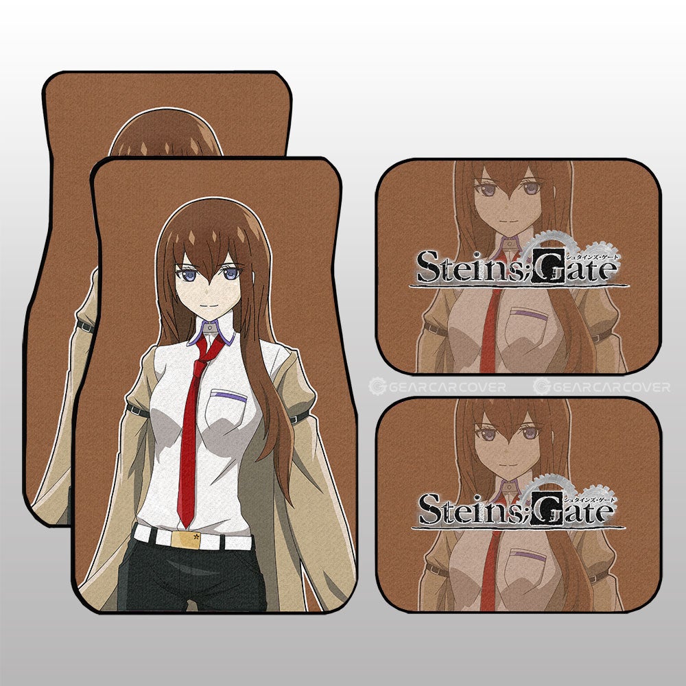 Kurisu Makise Car Floor Mats Custom Main Hero Car Accessories - Gearcarcover - 1