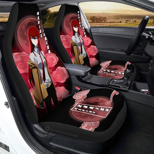 Kurisu Makise Car Seat Covers Custom Steins;Gate Anime Car Accessories - Gearcarcover - 1