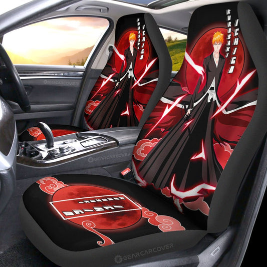 Kurosaki Ichigo Car Seat Covers Custom Bleach Car Interior Accessories - Gearcarcover - 2