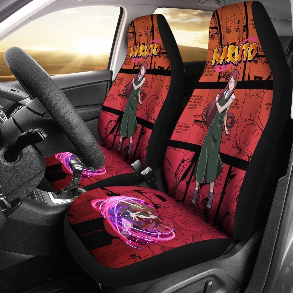 Kushina Car Seat Covers Custom Anime Car Accessories - Gearcarcover - 1