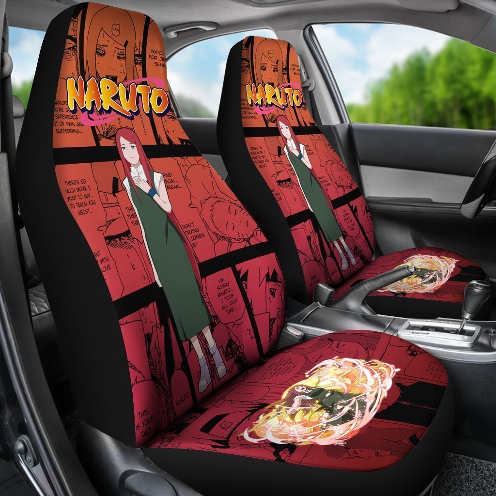 Kushina Car Seat Covers Custom Manga Anime Car Accessories - Gearcarcover - 3