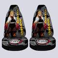 Kyojuro Rengoku Car Seat Covers Custom Mix Mangas - Gearcarcover - 4