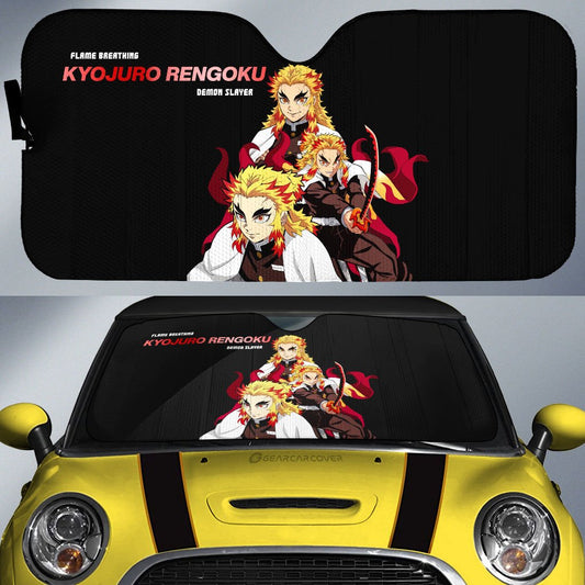 Kyojuro Rengoku Car Sunshade Custom - Gearcarcover - 1