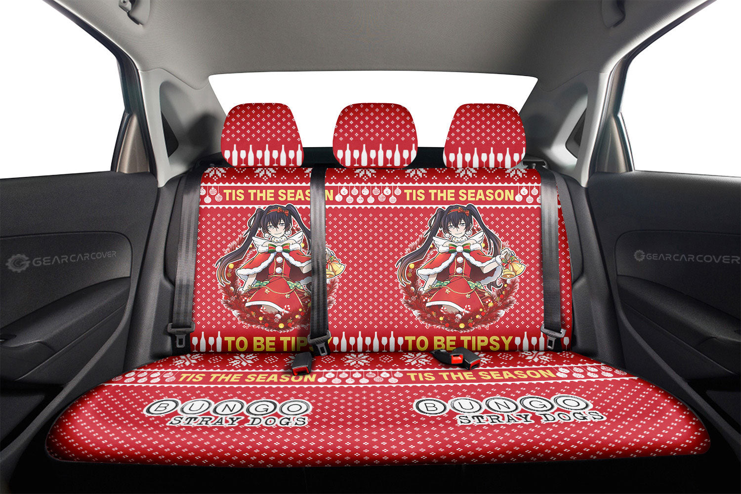 Kyoka Izumi Car Back Seat Covers Custom Car Accessories - Gearcarcover - 2