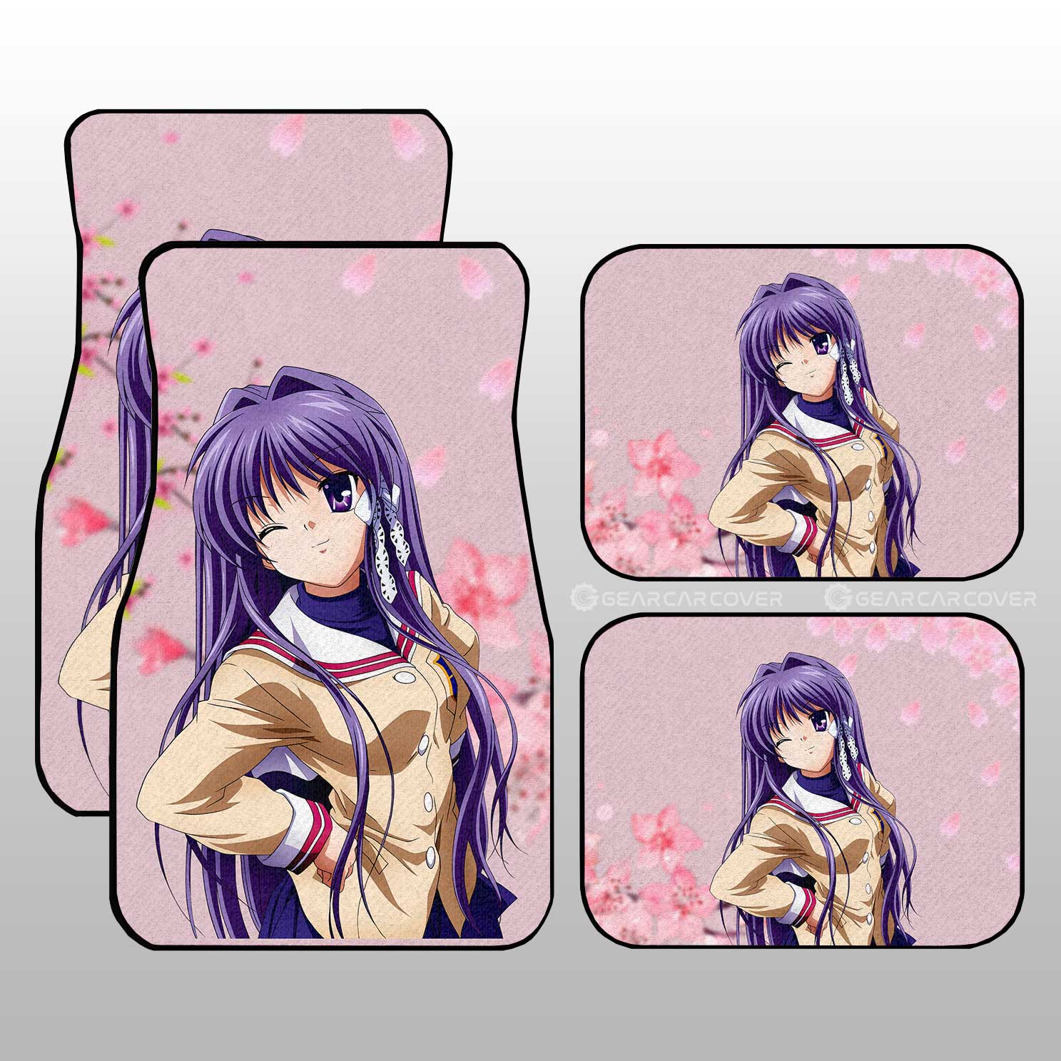 Kyou Fujibayashi Car Floor Mats Custom Car Accessories - Gearcarcover - 1