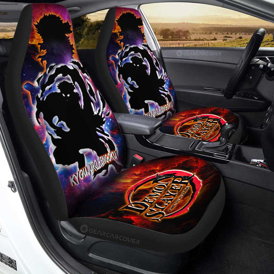 Kyoujuro Rengoku Car Seat Covers Custom - Gearcarcover - 1