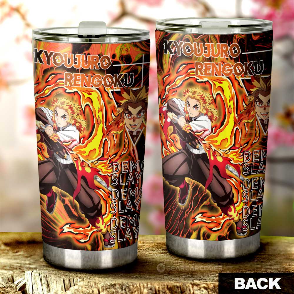 Kyoujuro Rengoku Tumbler Cup Custom Car Accessories - Gearcarcover - 3