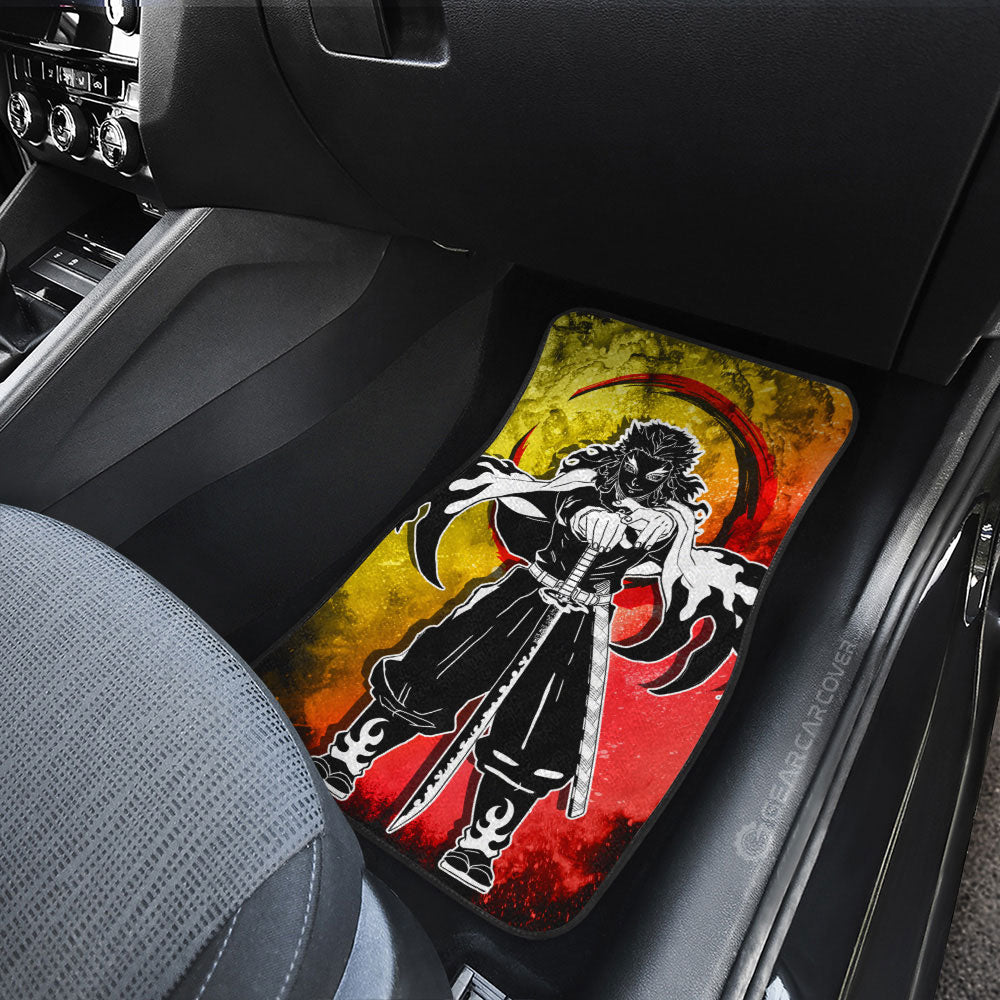 Kyoujurou Rengoku Car Floor Mats Custom Car Accessories - Gearcarcover - 3