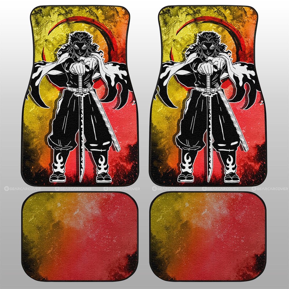 Kyoujurou Rengoku Car Floor Mats Custom Car Accessories - Gearcarcover - 1