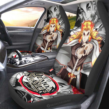 Kyoujurou Rengoku Car Seat Covers Custom Car Accessories - Gearcarcover - 1