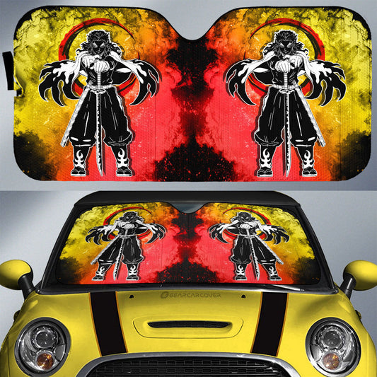 Kyoujurou Rengoku Car Sunshade Custom Car Accessories - Gearcarcover - 1