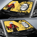 Kyoujurou Rengoku Car Sunshade Custom Car Accessories Manga Style - Gearcarcover - 2