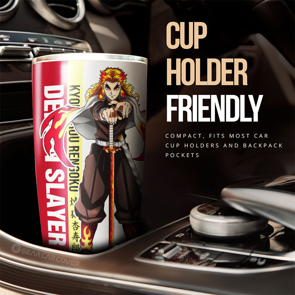 Kyoujurou Rengoku Tumbler Cup Custom - Gearcarcover - 2