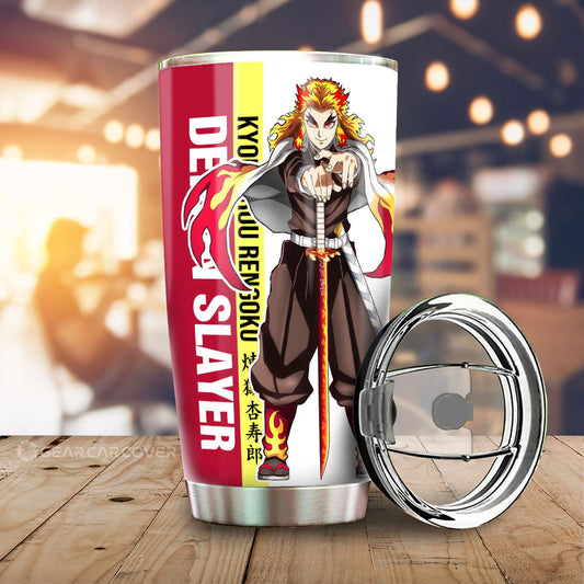 Kyoujurou Rengoku Tumbler Cup Custom - Gearcarcover - 1
