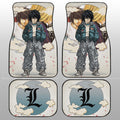 L Lawliet Car Floor Mats Anime Collection - Gearcarcover - 1