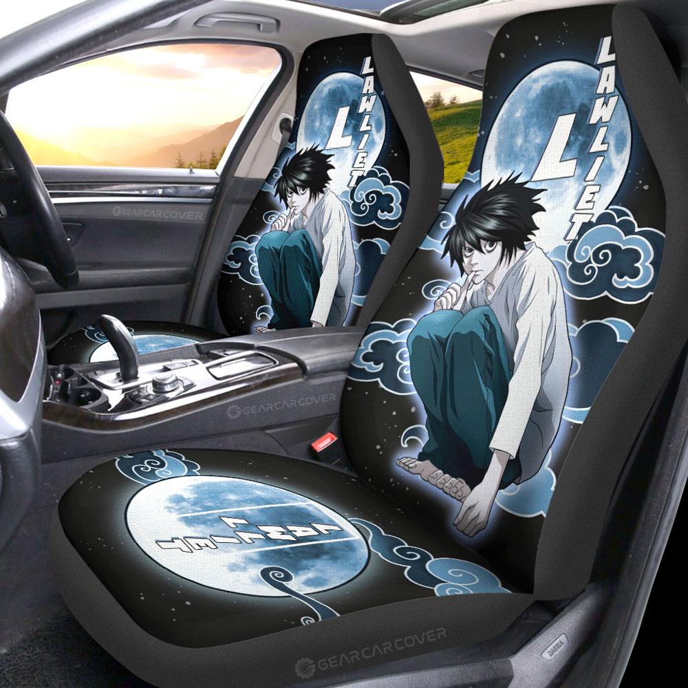L Lawliet Car Seat Covers Custom Death Note Car Accessories - Gearcarcover - 2