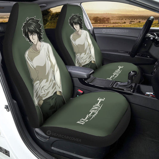 L Lawliet Car Seat Covers Custom Death Note - Gearcarcover - 1