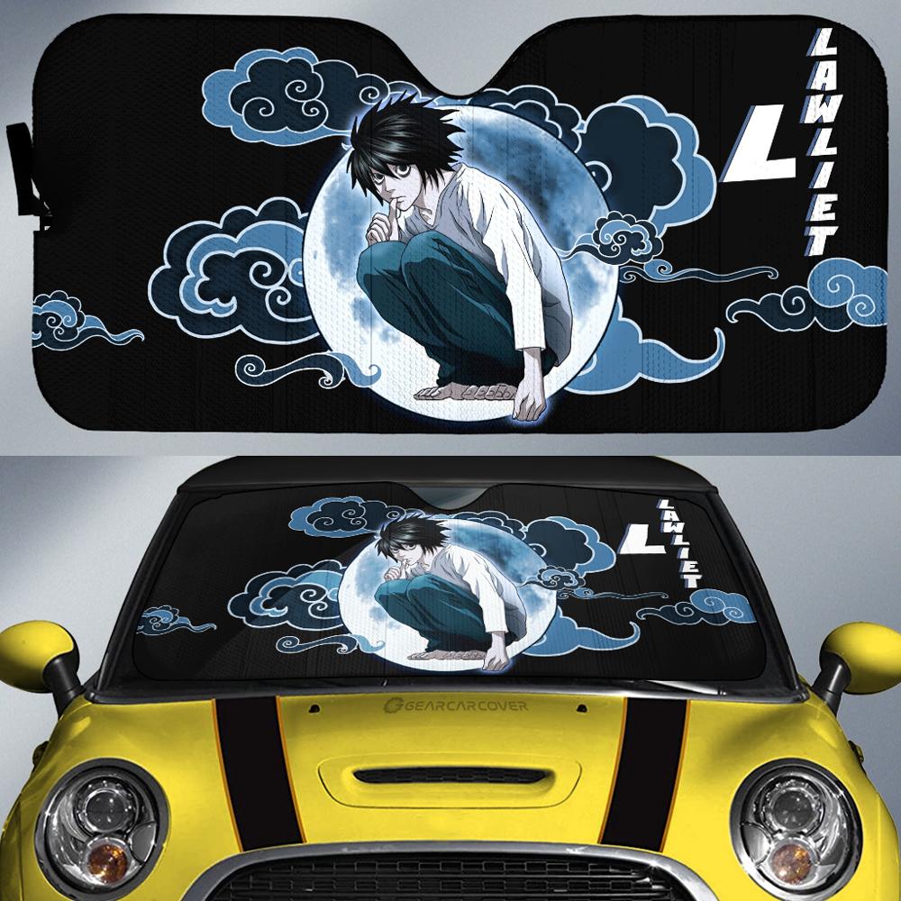 L Lawliet Car Sunshade Custom Death Note Car Accessories - Gearcarcover - 1