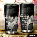 L Lawliet Quotes Tumbler Cup Custom Death Note Car Accessories - Gearcarcover - 3