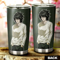 L Lawliet Tumbler Cup Custom Death Note - Gearcarcover - 3