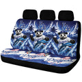 LA Dodgers Mix Panda and Dolphin Car Back Seat Covers Custom Car Accessories - Gearcarcover - 1