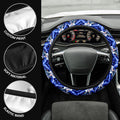 LA Dodgers Mix Panda and Dolphin Steering Wheel Cover Custom Car Accessories - Gearcarcover - 3
