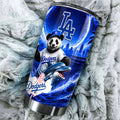 LA Dodgers Mix Panda and Dolphin Tumbler Cup - Gearcarcover - 1