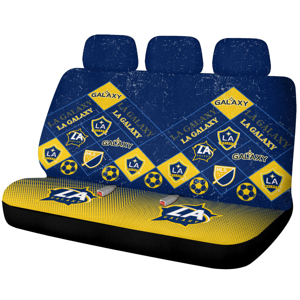 LA Galaxy Car Back Seat Covers Sporty Team Collection - Gearcarcover - 1