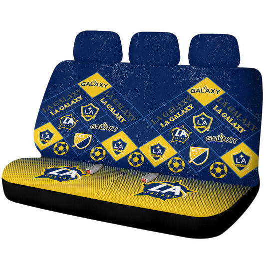 LA Galaxy Car Back Seat Covers Sporty Team Collection - Gearcarcover - 1