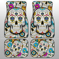LA Galaxy Car Floor Mats Custom Sugar Skull Car Accessories - Gearcarcover - 1