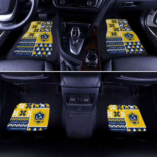 LA Galaxy Car Floor Mats Custom Ugly Style Car Accessories - Gearcarcover - 2