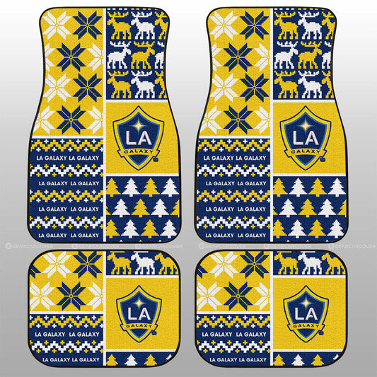 LA Galaxy Car Floor Mats Custom Ugly Style Car Accessories - Gearcarcover - 1