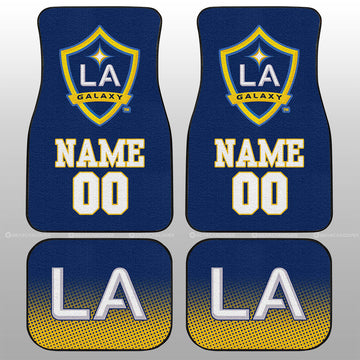 LA Galaxy Car Floor Mats Sporty Team Collection - Gearcarcover - 1