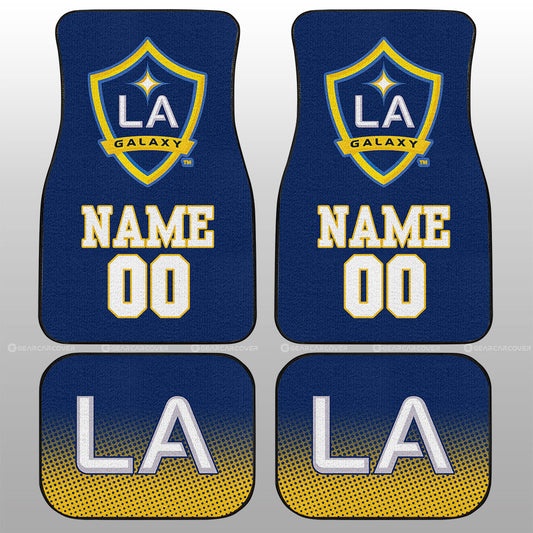 LA Galaxy Car Floor Mats Sporty Team Collection - Gearcarcover - 1