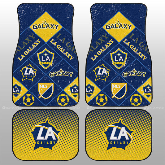 LA Galaxy Car Floor Mats Sporty Team Collection - Gearcarcover - 1