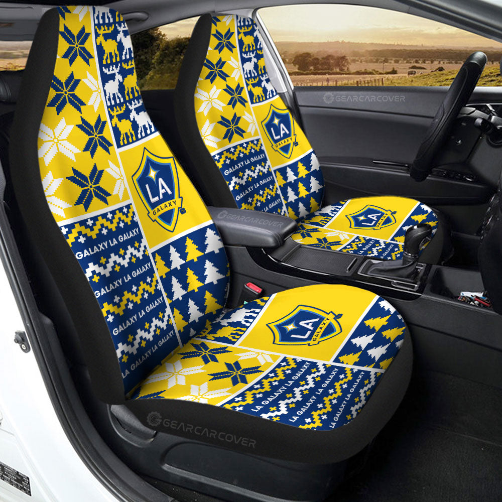 LA Galaxy Car Seat Covers Custom Ugly Style Car Accessories - Gearcarcover - 2