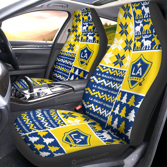 LA Galaxy Car Seat Covers Custom Ugly Style Car Accessories - Gearcarcover - 1