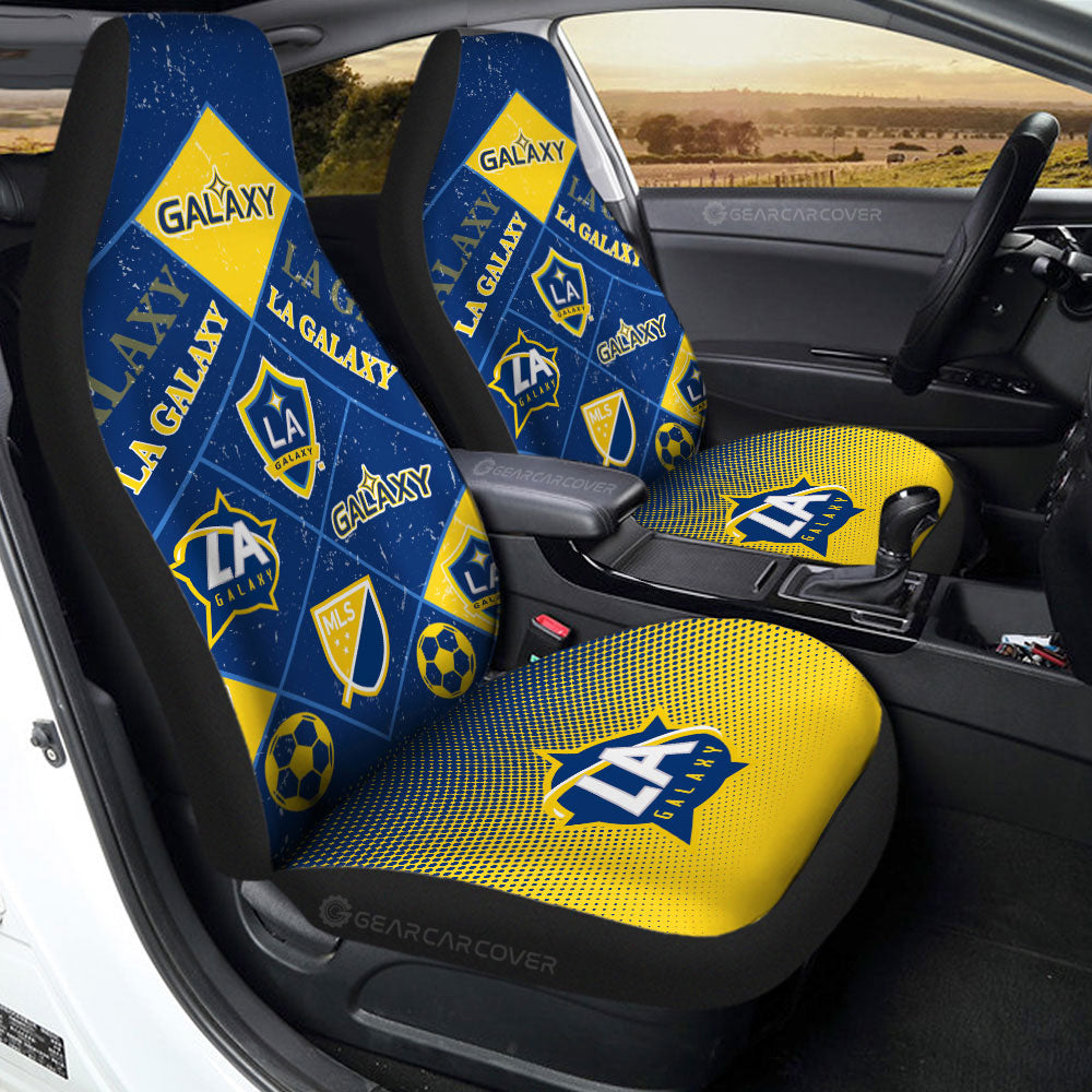 LA Galaxy Car Seat Covers Sporty Team Collection - Gearcarcover - 2