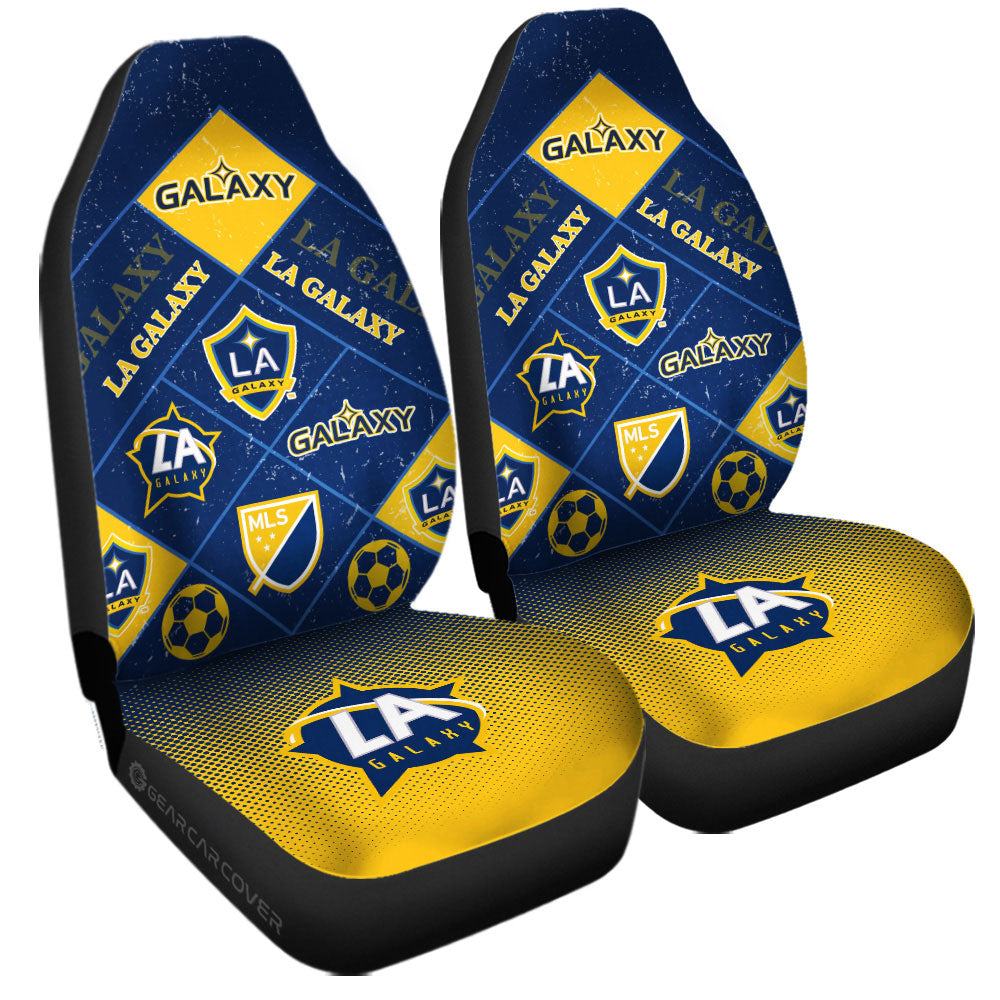 LA Galaxy Car Seat Covers Sporty Team Collection - Gearcarcover - 3