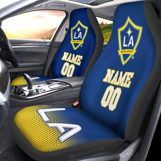 LA Galaxy Car Seat Covers Sporty Team Collection - Gearcarcover - 1
