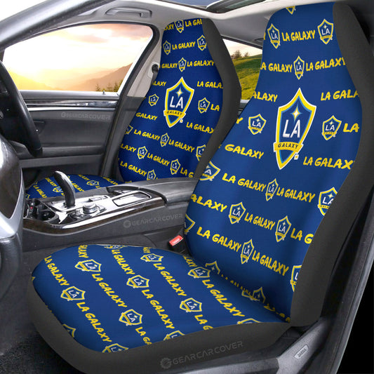 LA Galaxy Car Seat Covers Sporty Team Collection - Gearcarcover - 1