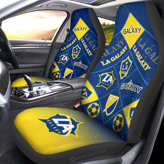 LA Galaxy Car Seat Covers Sporty Team Collection - Gearcarcover - 1