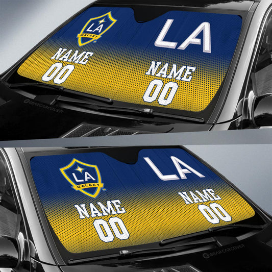 LA Galaxy Car Sunshade Sporty Team Collection - Gearcarcover - 2