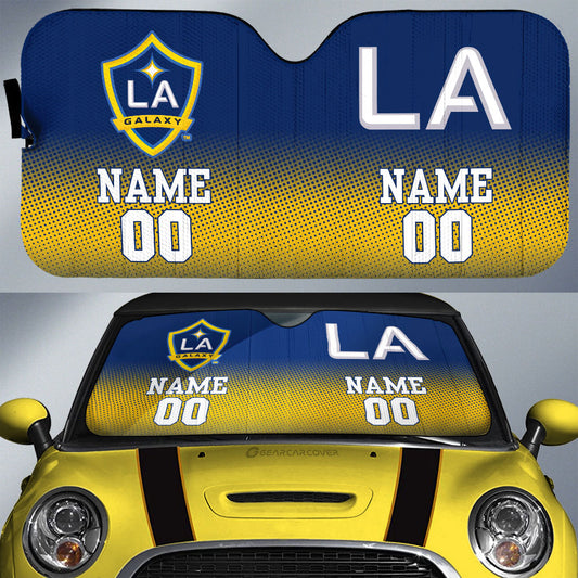 LA Galaxy Car Sunshade Sporty Team Collection - Gearcarcover - 1