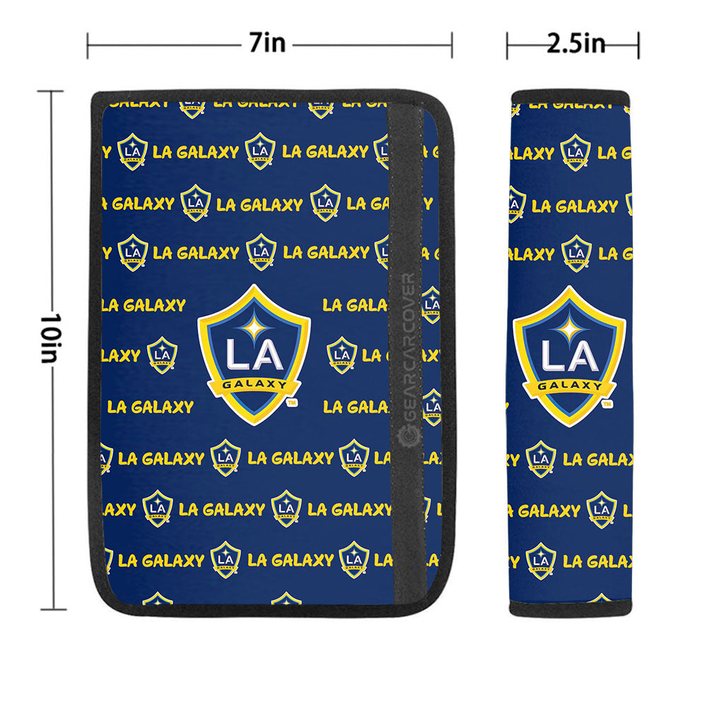 LA Galaxy Seat Belt Covers Sporty Team Collection - Gearcarcover - 1