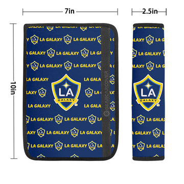 LA Galaxy Seat Belt Covers Sporty Team Collection - Gearcarcover - 1